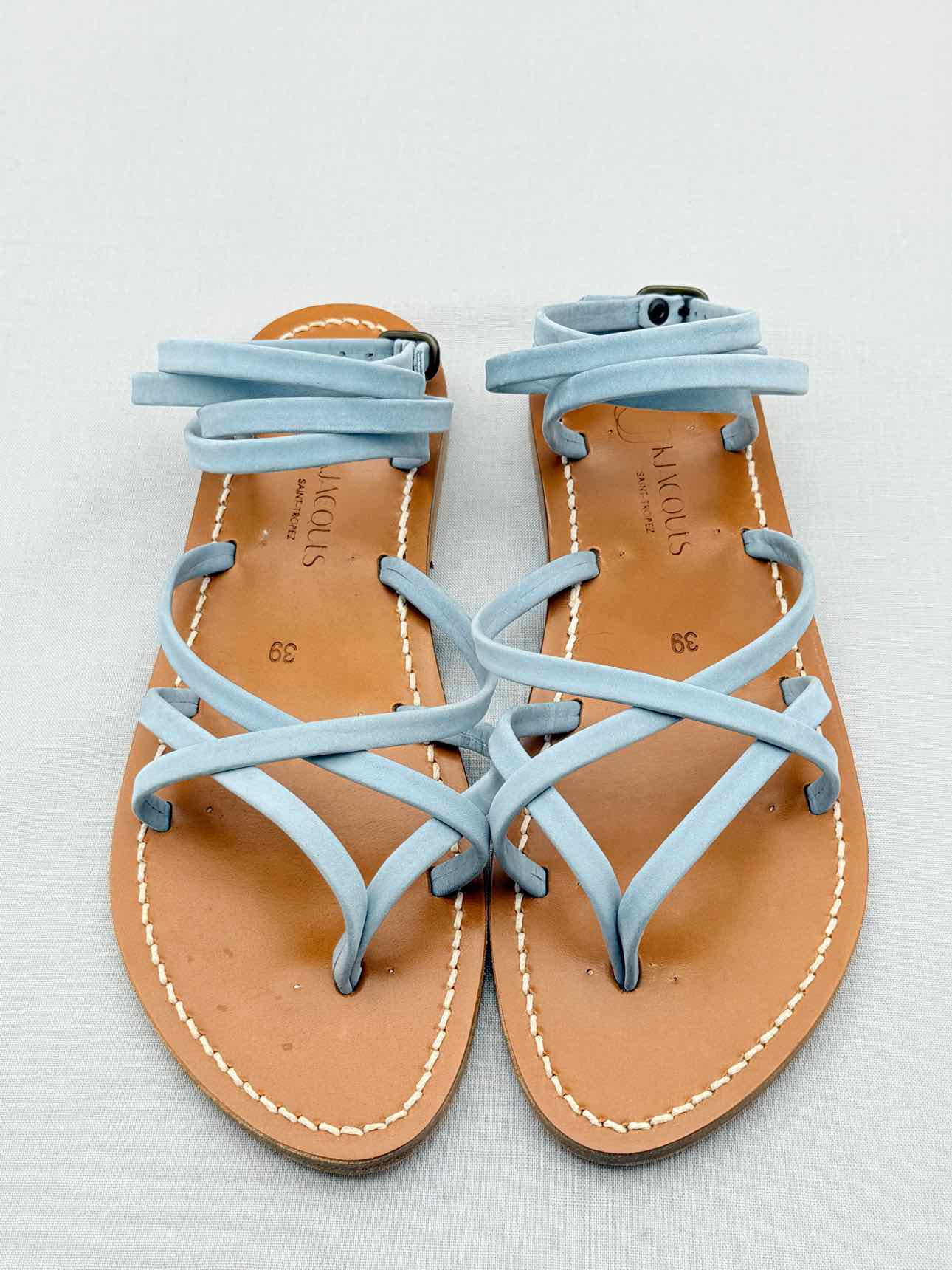 K JACQUES Zenobie Blue Size EU 39 Sandals