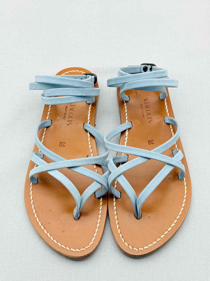 K JACQUES Zenobie Blue Size EU 39 Sandals