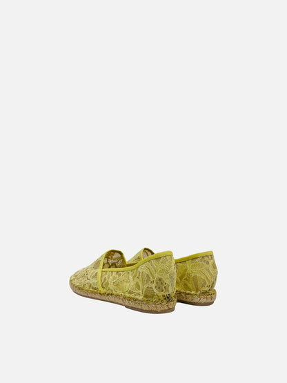 VALENTINO Espadrille Yellow Flats