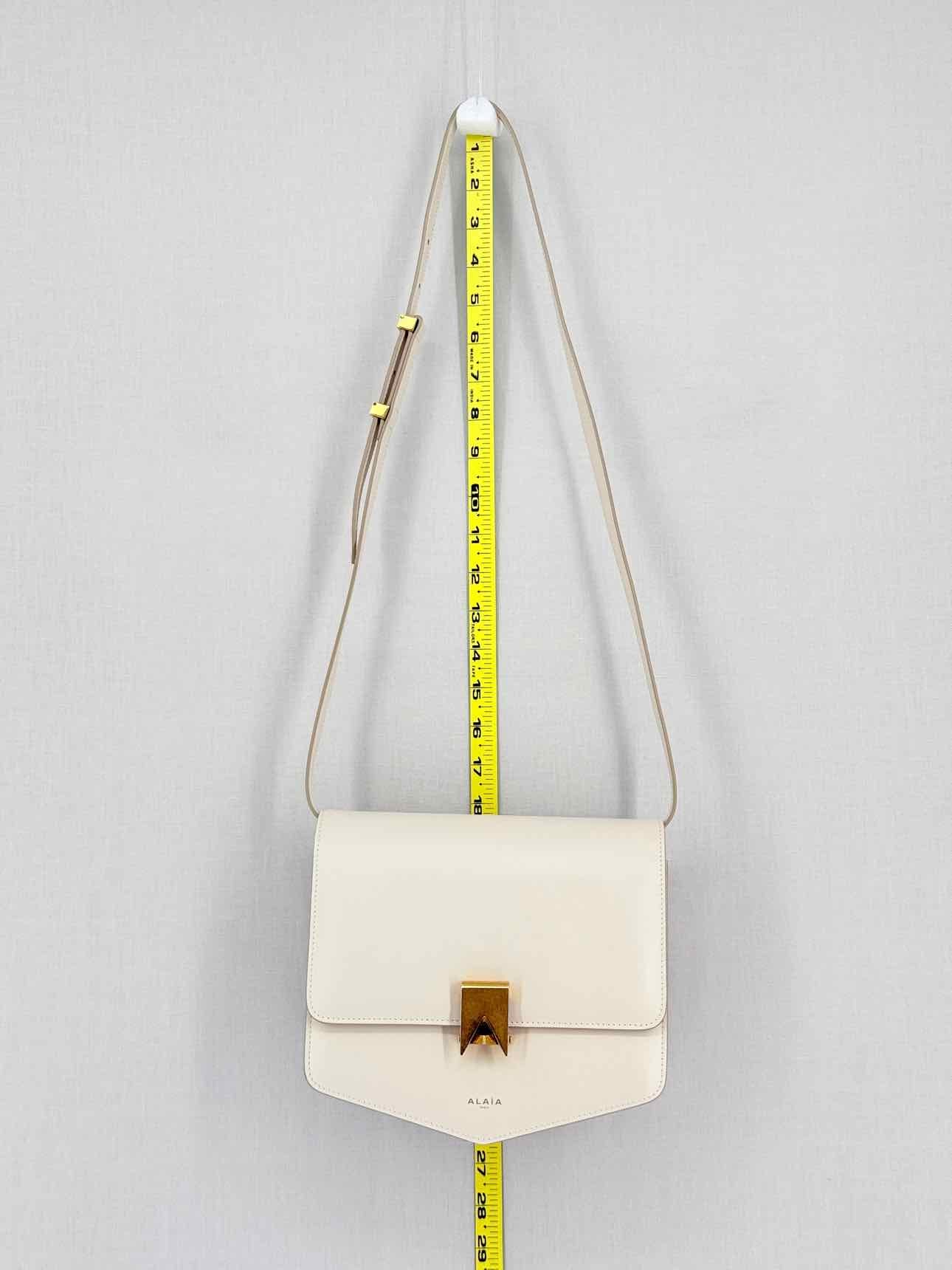 ALAIA Le Papa Off-white Shoulder Bag