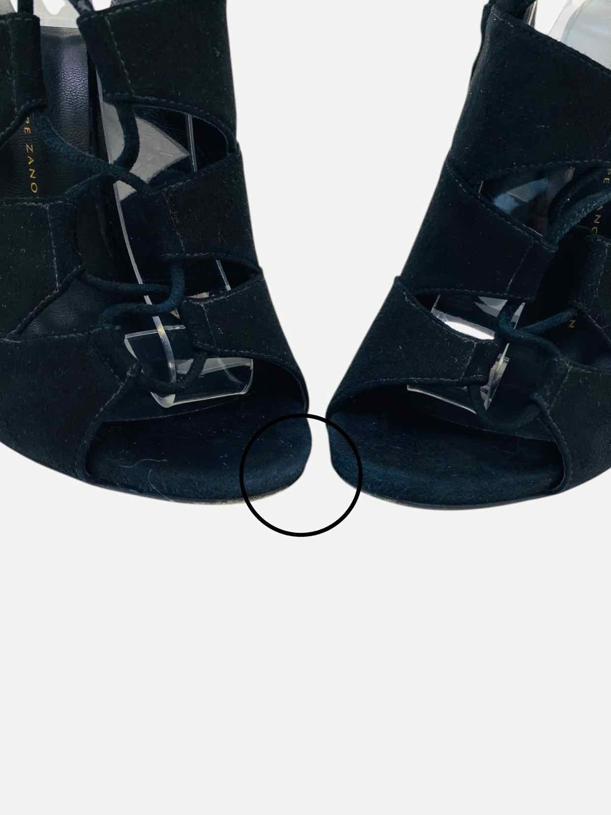 GUISEPPE ZANOTTI Black Size EU 38 Heeled Sandals