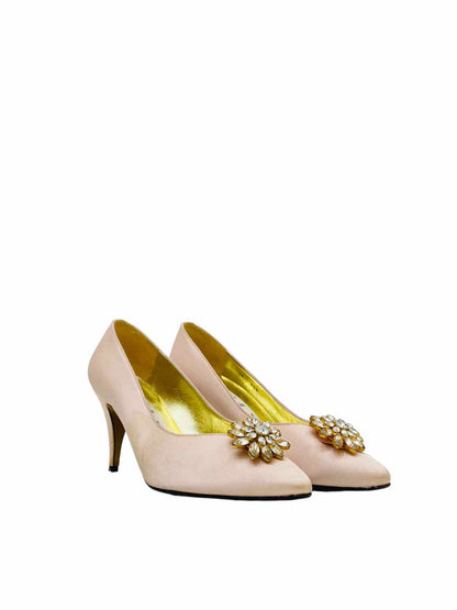 ANA BONILLA Vintage Pale Pink Pumps 36.5