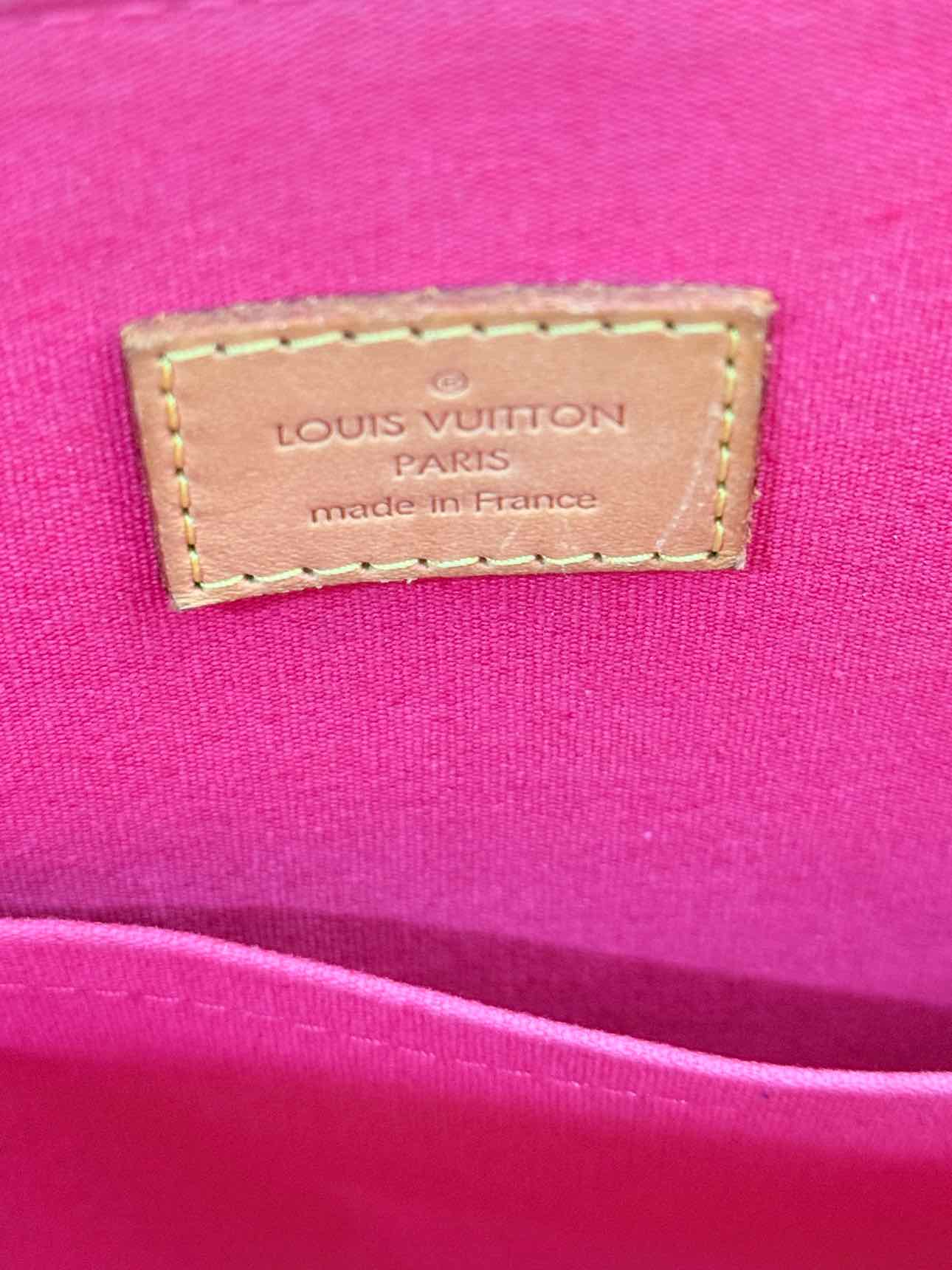 LOUIS VUITTON Alma Red Monogram Top Handle