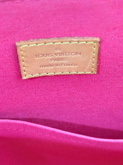 LOUIS VUITTON Alma Red Monogram Top Handle