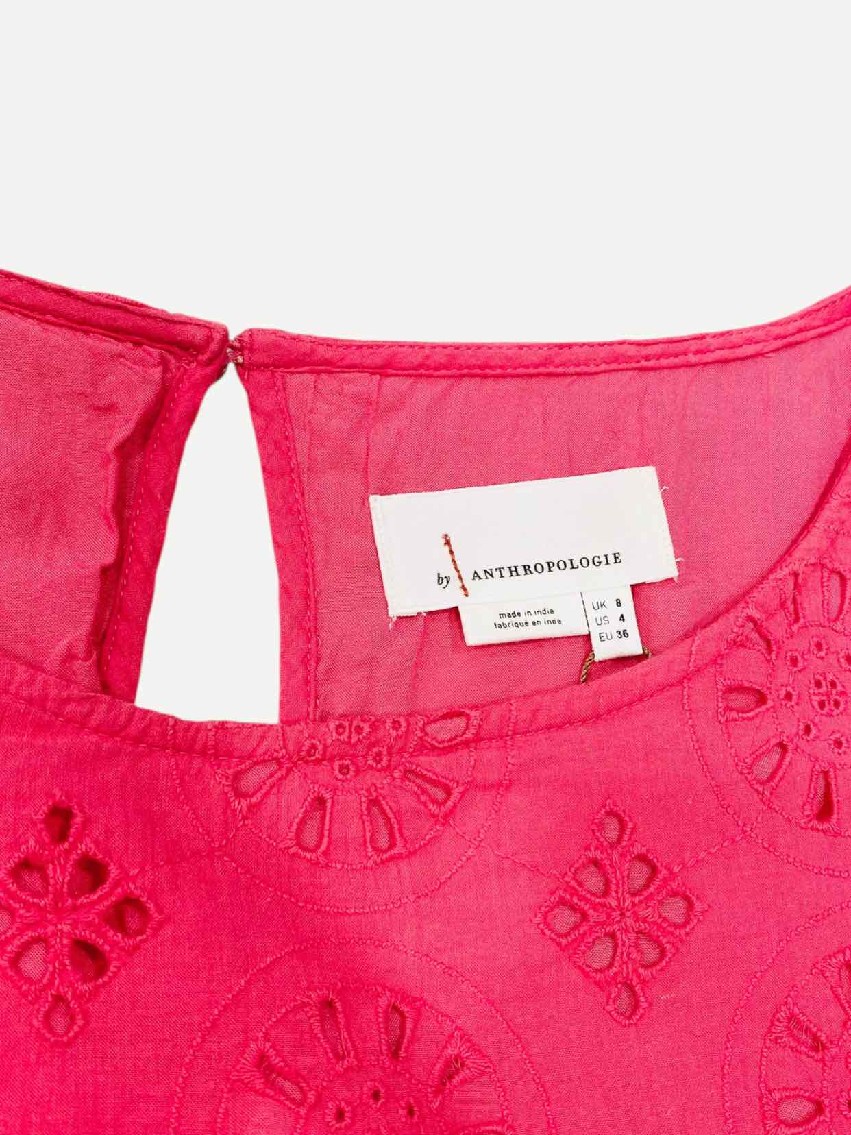 BY ANTHROPOLOGIE Red Size US 4 Short Dress
