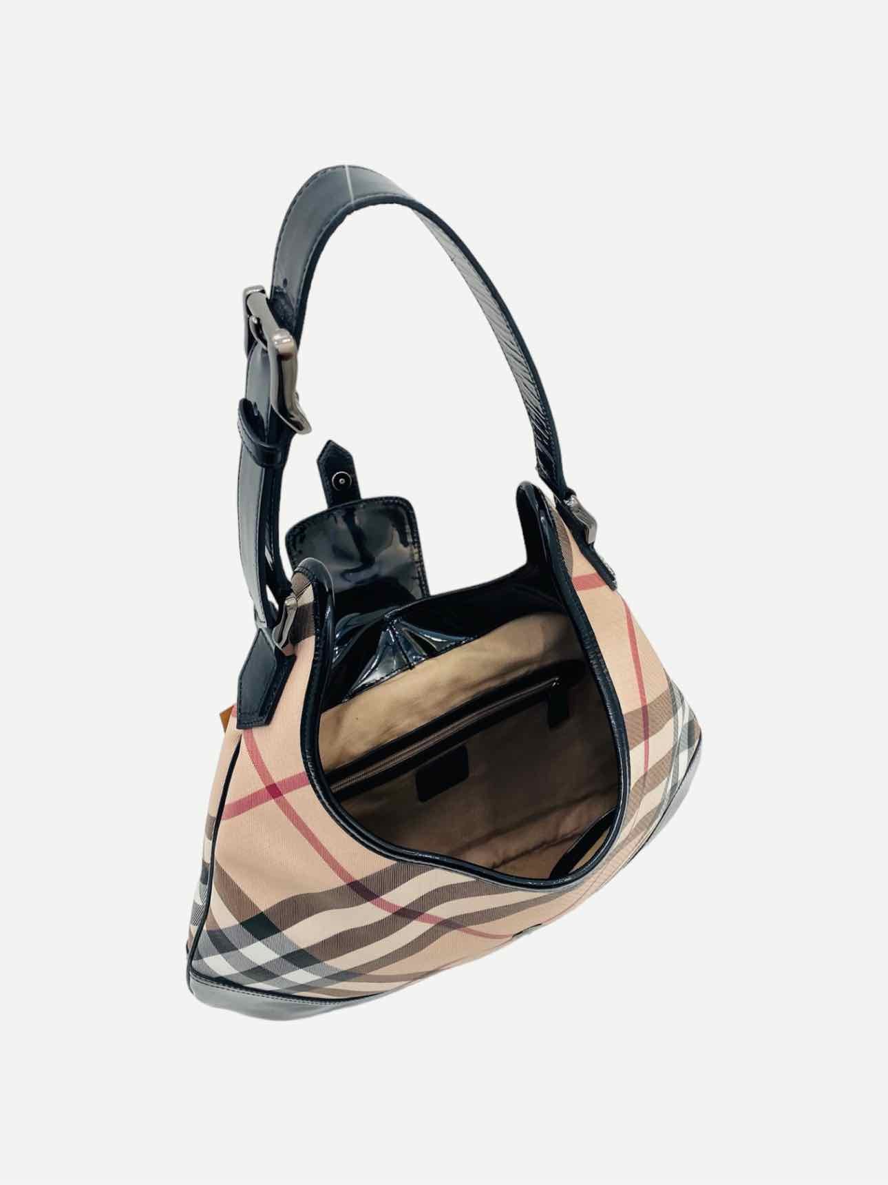 BURBERRY Brooke Beige & Black Nova Check Hobo bag