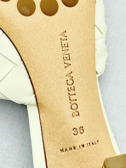 BOTTEGA VENETA Blink Cream Size EU 36 Mules