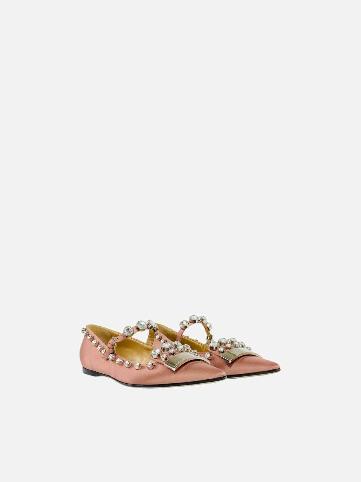SERGIO ROSSI Seasonless SV Pink Size EU 40 Flats