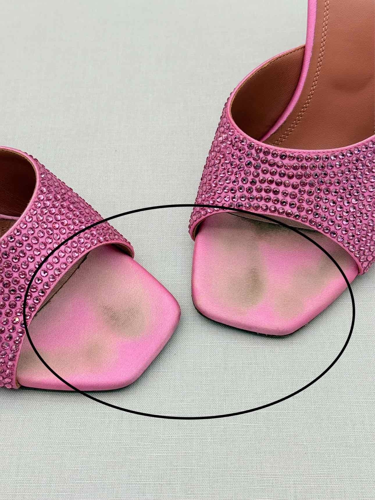 AMINA MUADDI Lupita Pink Size EU 38 Mules