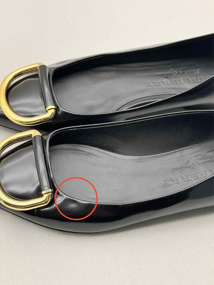 BURBERRY Black Size EU 37 Ballet Flats