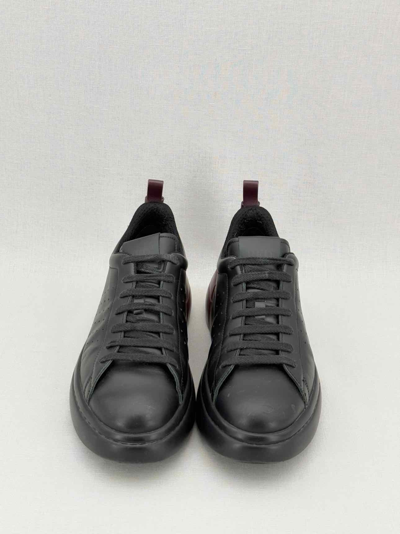 RED VALENTINO Black & Burgundy Size EU 39 Sneakers