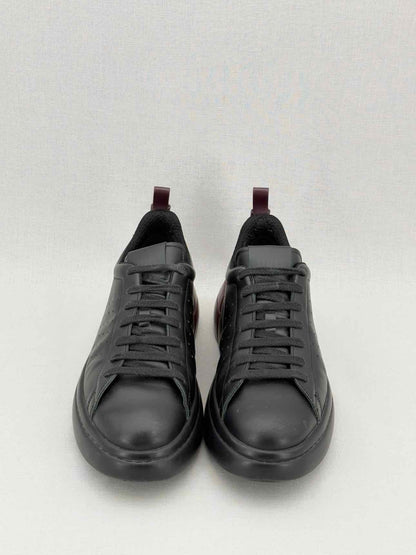 RED VALENTINO Black & Burgundy Size EU 39 Sneakers