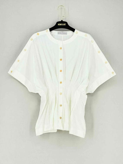 PALMER//HARDING Pleated White Size US 8 Top