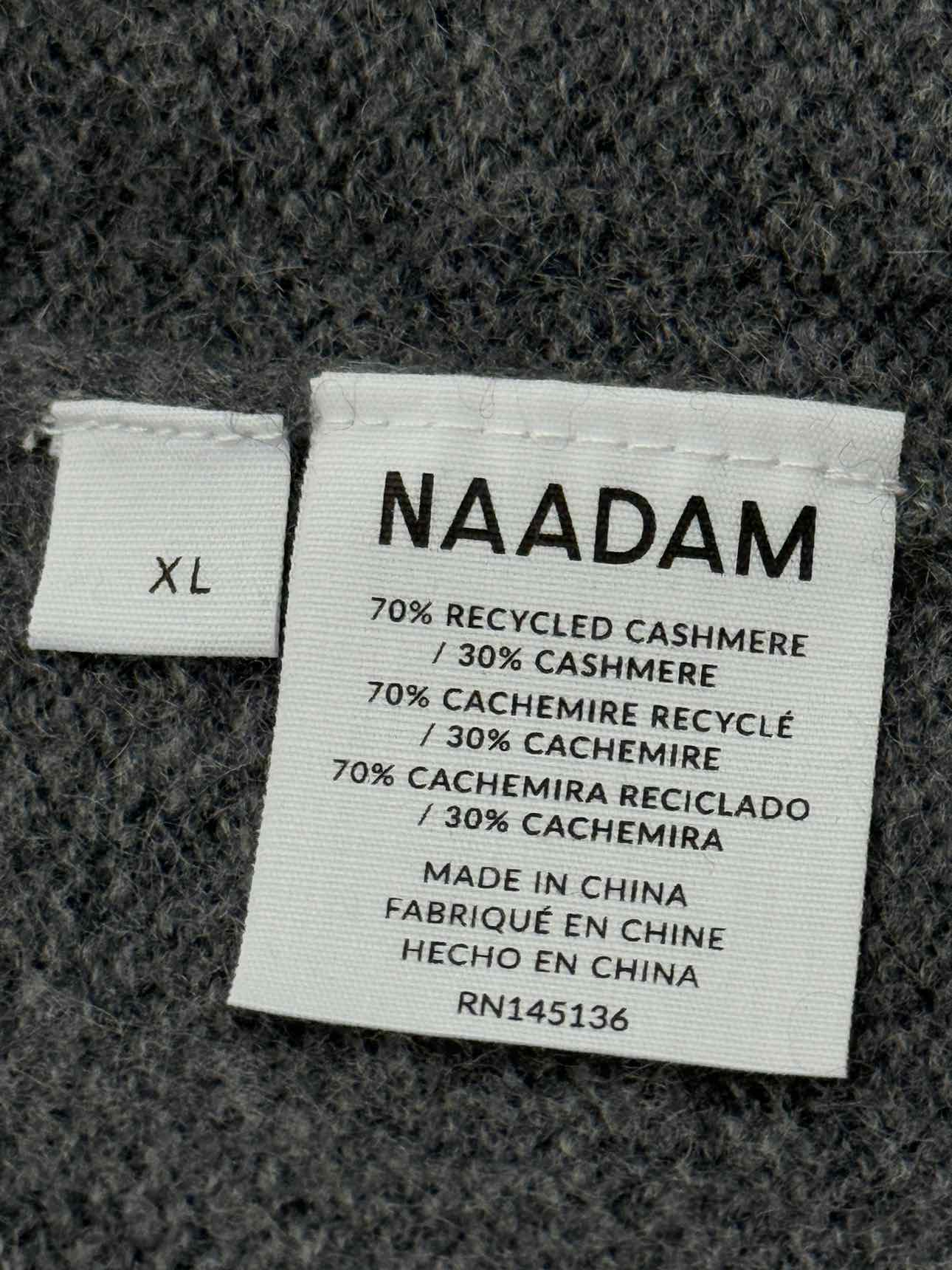 NAADAM Grey Size XLarge Sweater