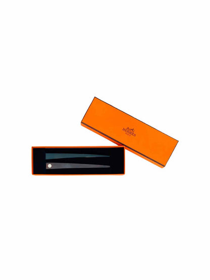 HERMES Brown Hair Clip