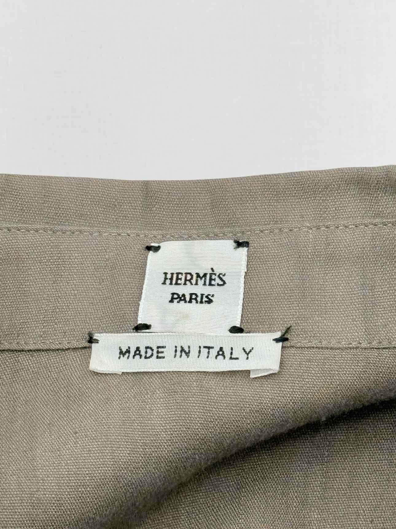 HERMES Beige Size US 6 Shirt