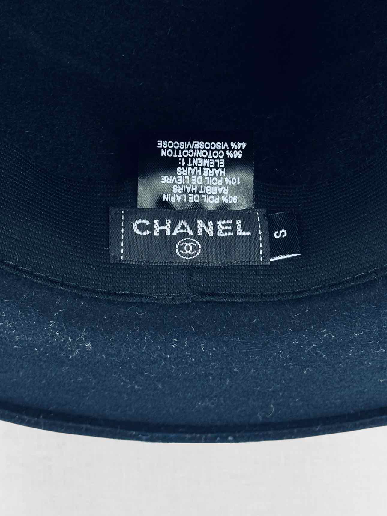 CHANEL Navy Blue CC Hat