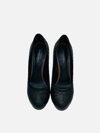 BOTTEGA VENETA Almond Toe Black Size EU 38.5 Pumps
