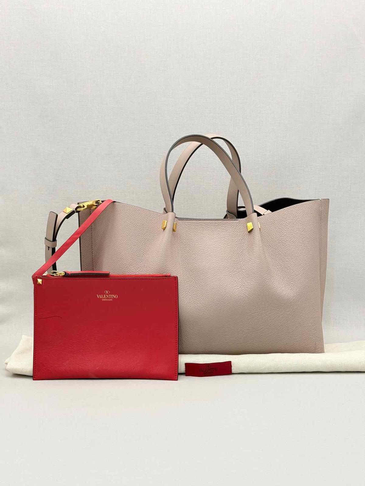 VALENTINO GARAVANI VLogo Escape Pink Tote Bag