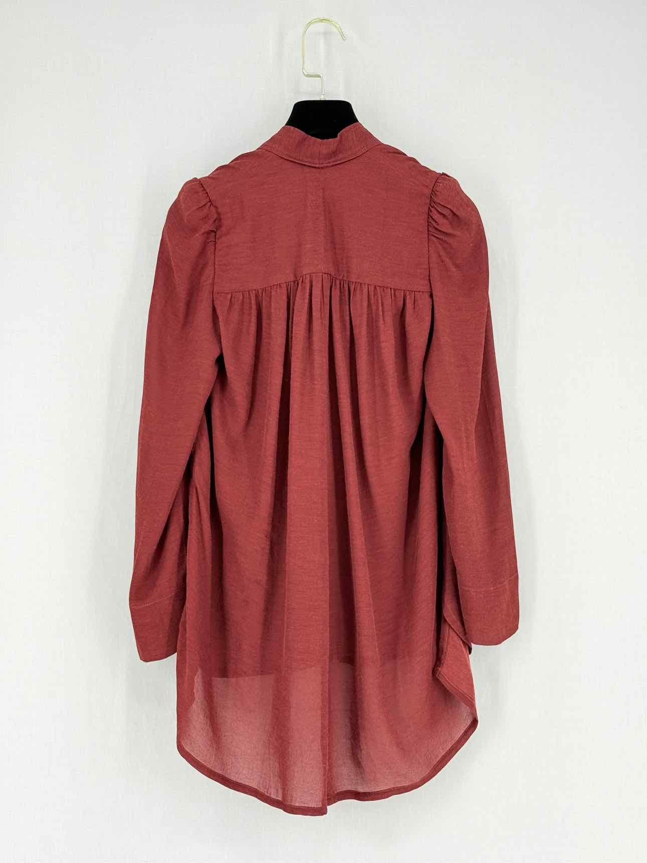 ISABEL MARANT Burgundy Size US 2 Blouse