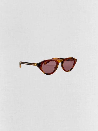 PRADA Brown & Gold Sunglasses