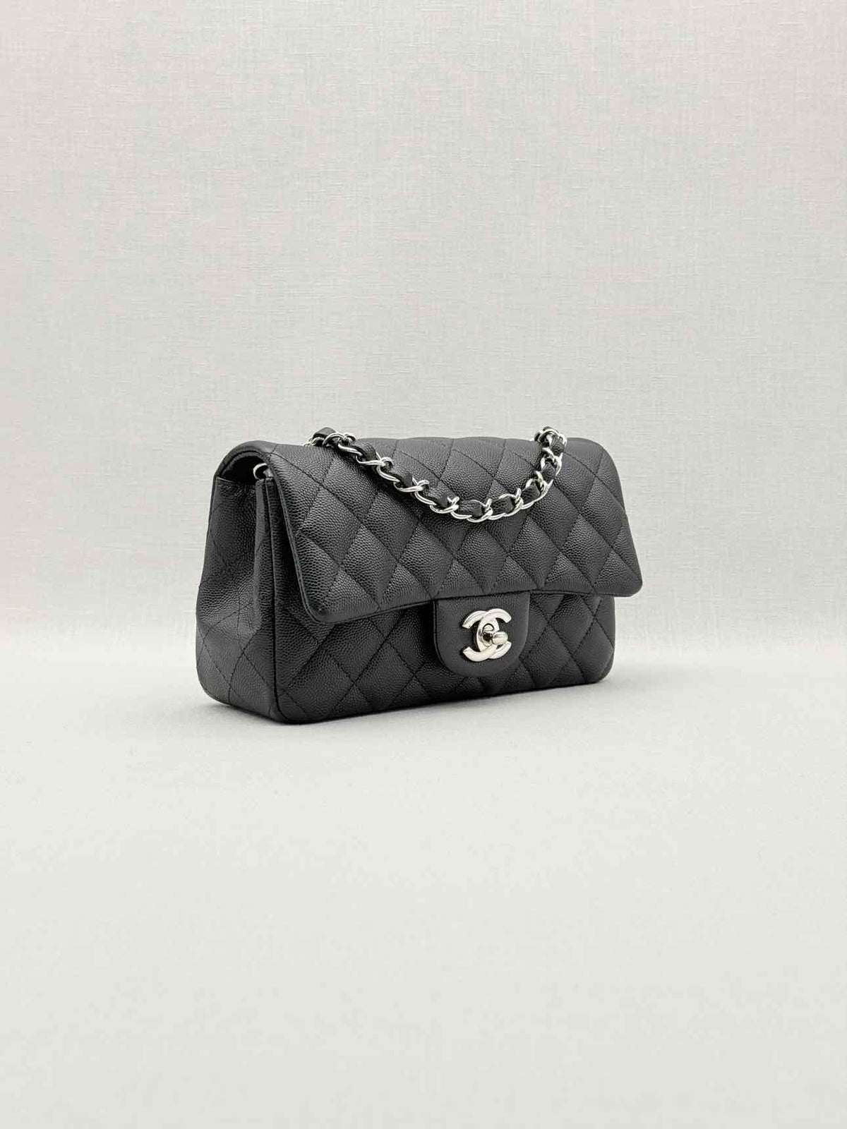CHANEL Classic Black Quilted Shoulder Bag