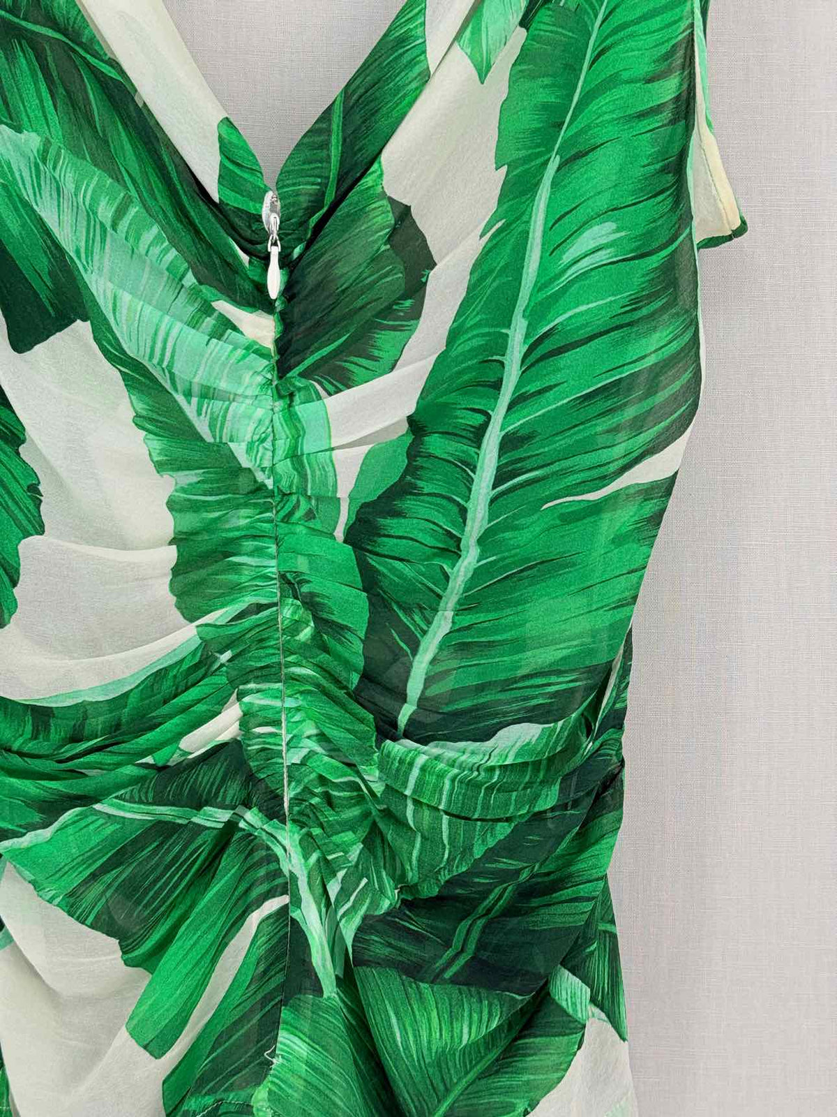 DOLCE & GABBANA Green & White Size US 6 Top