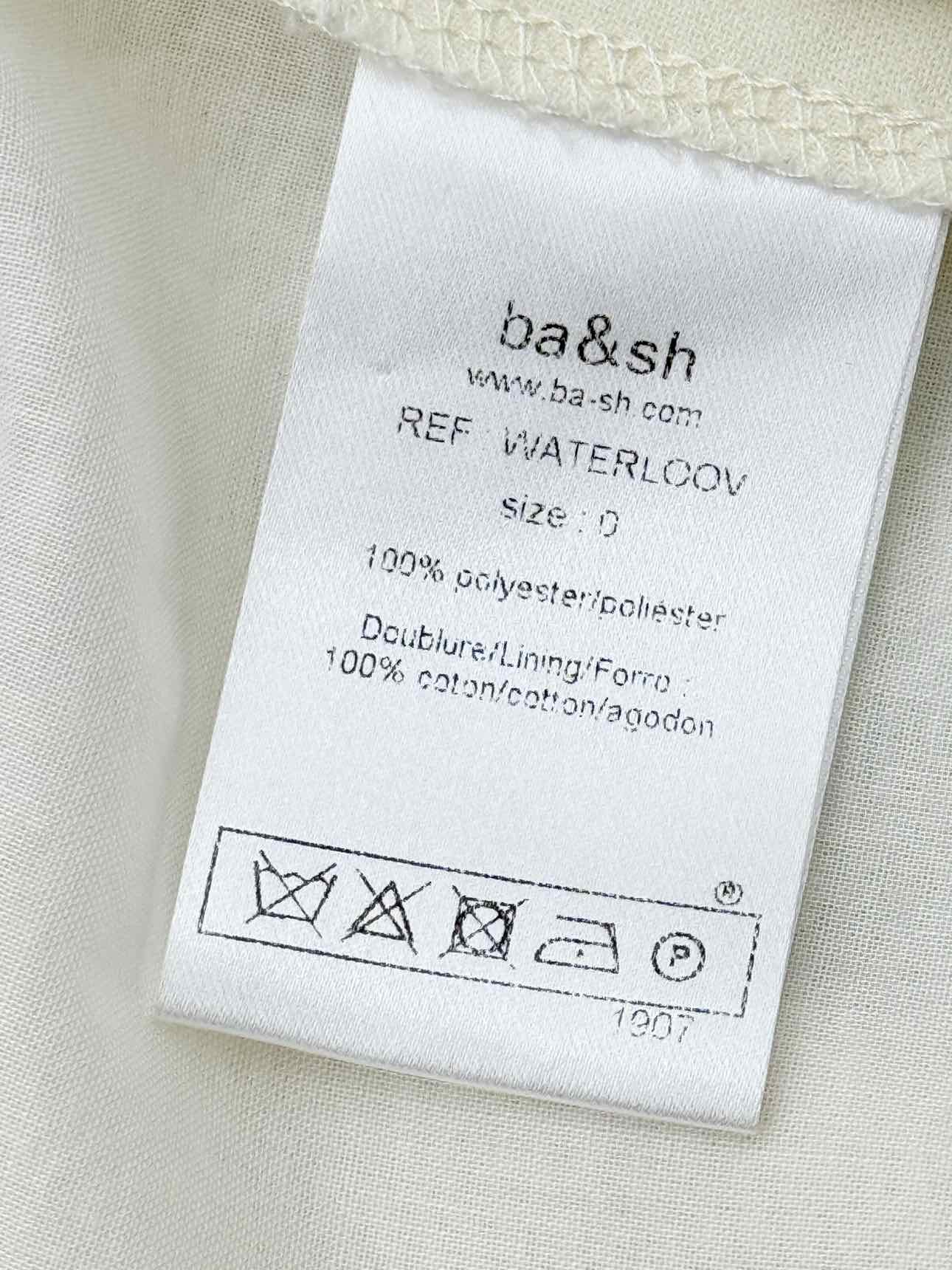 BA&SH Off-white Size US 0 Short Dress