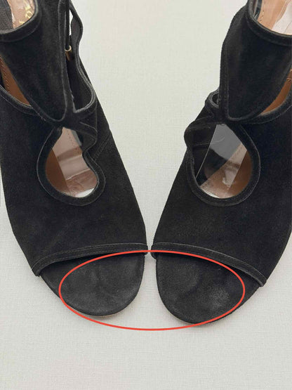 AQUAZZURA Sexy Thing Black Size EU 42 Heeled Sandals