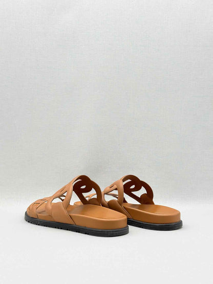 HERMES Extra Natural Size EU 38.5 Sandals