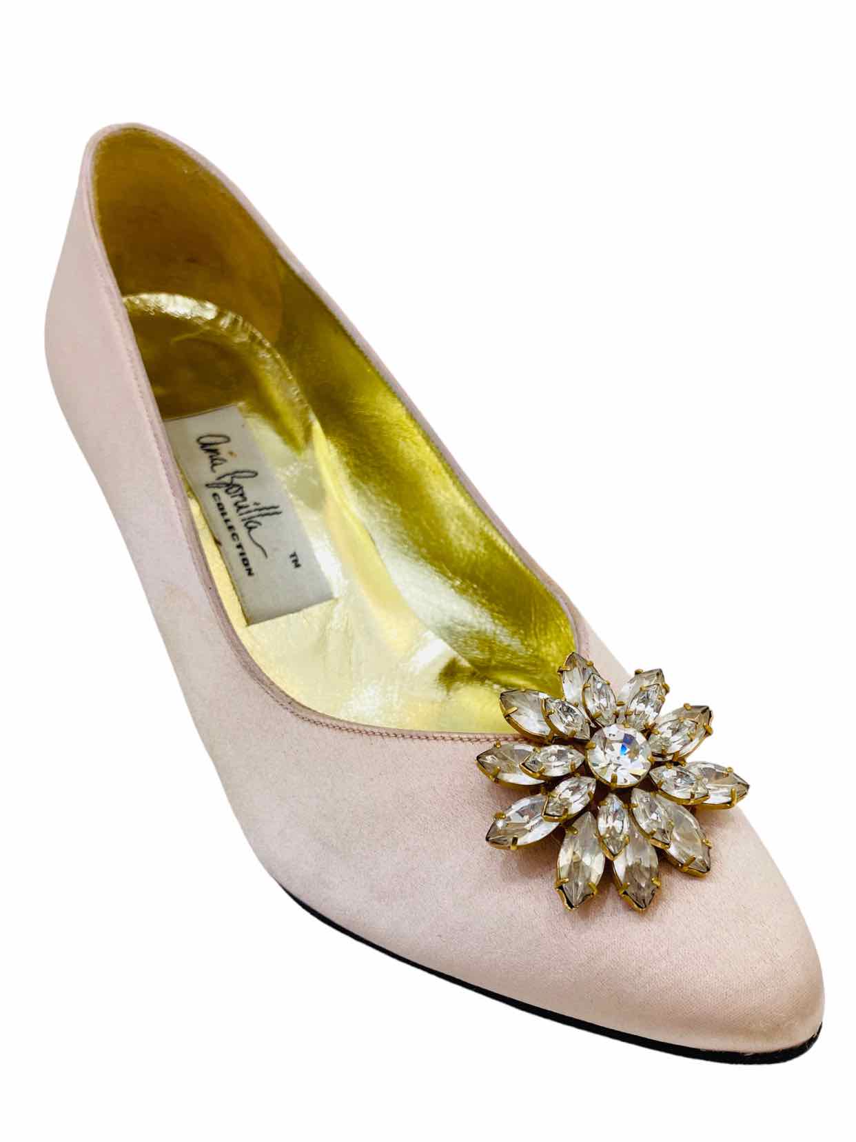 ANA BONILLA Vintage Pale Pink Pumps 36.5