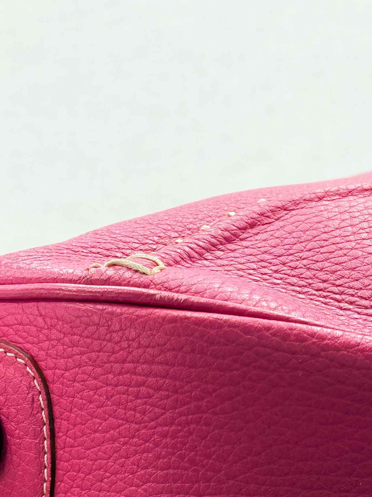BURBERRY Stitched Pink Shoulder Bag