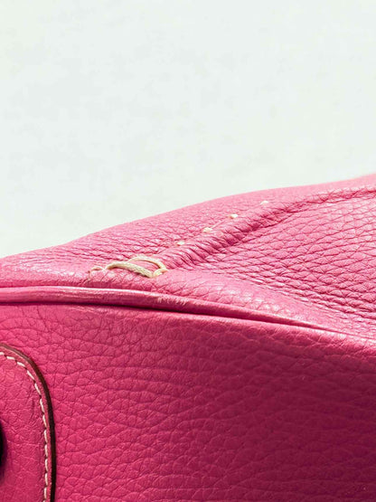 BURBERRY Stitched Pink Shoulder Bag