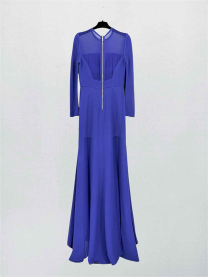 ELIE SAAB Evening Royal Blue Size US 8 Long Dress