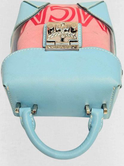 MCM Berlin Blue & Pink Crossbody