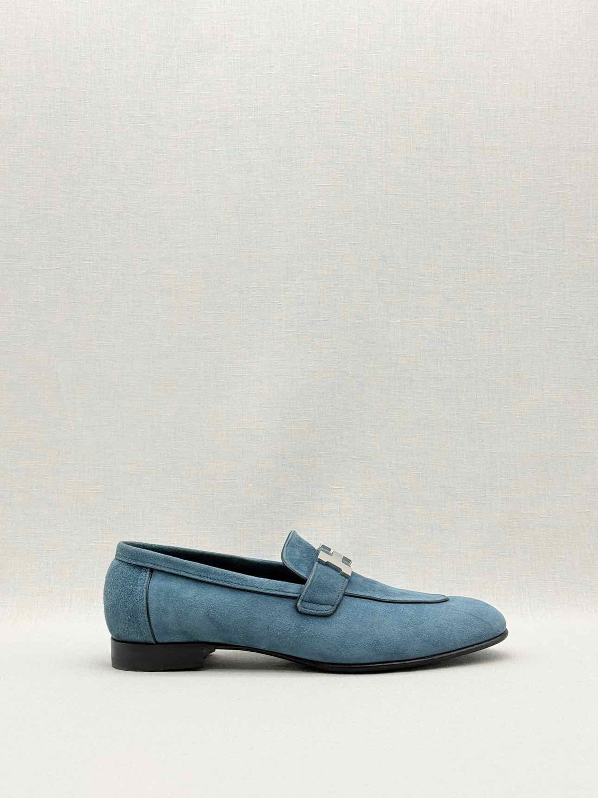 HERMES Paris Moccasins Blue Size EU 38 Loafers