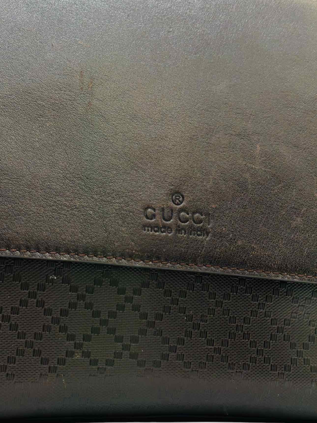 GUCCI Diamante Imprime Black Messenger