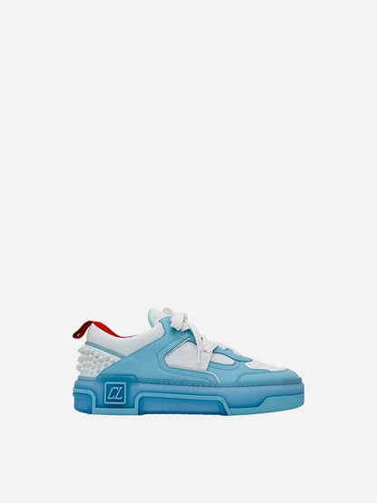 CHRISTIAN LOUBOUTIN Blue & White Sneakers 40