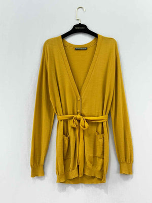BALENCIAGA KNITS Long Yellow Size US 8 Cardigan