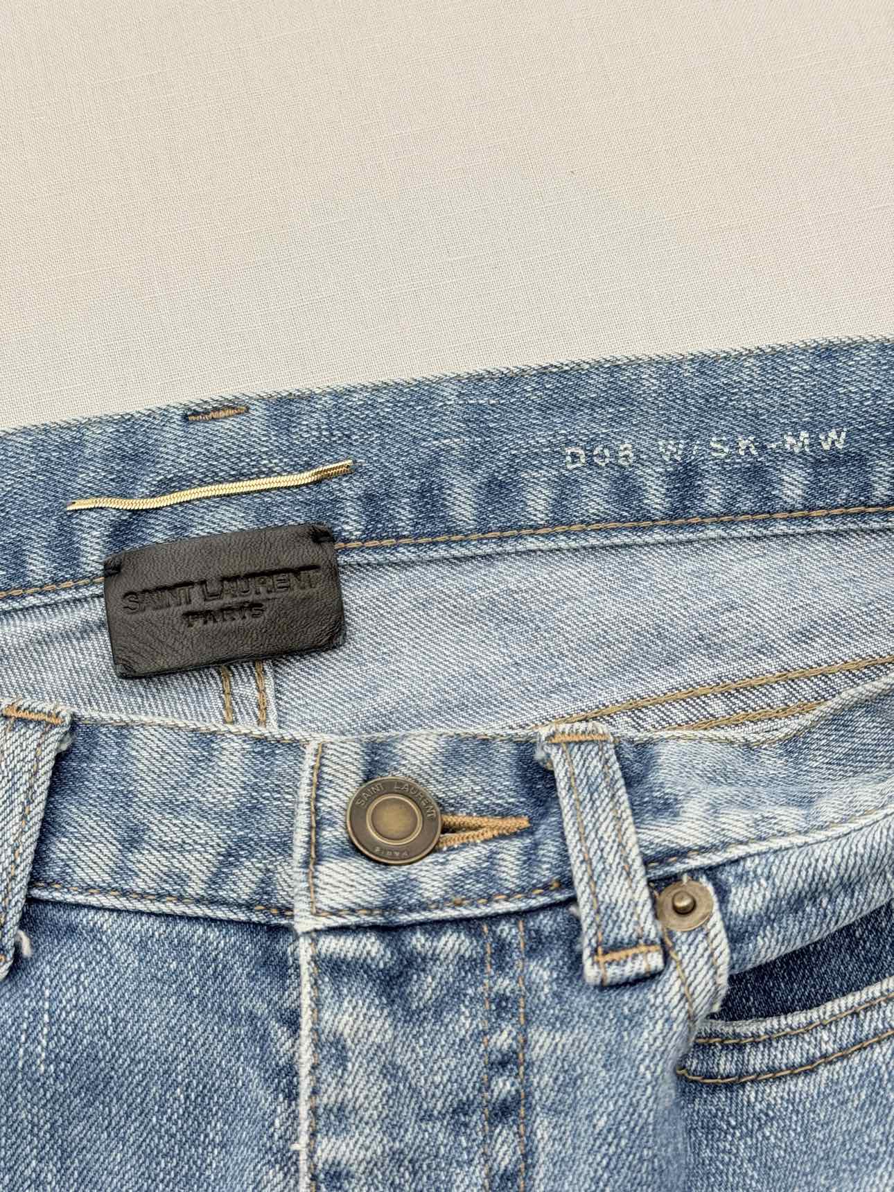 SAINT LAURENT Blue Size 28 Jeans