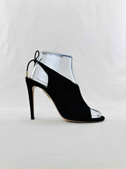 AQUAZZURA Black Size EU 39 Slingbacks