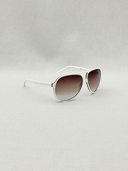 DIOR HOMME White & Black Sunglasses