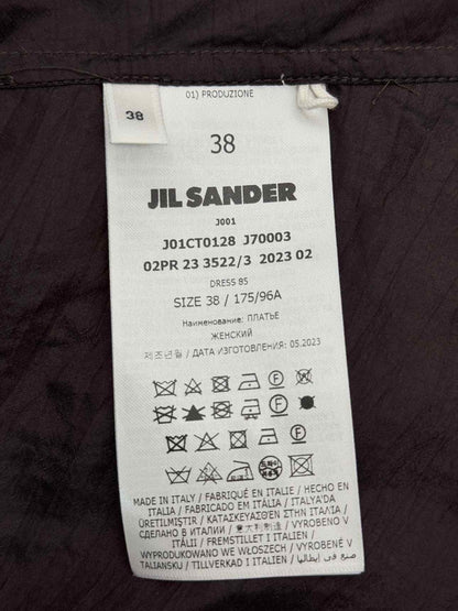 JIL SANDER Brown Size US 2 Midi Dress