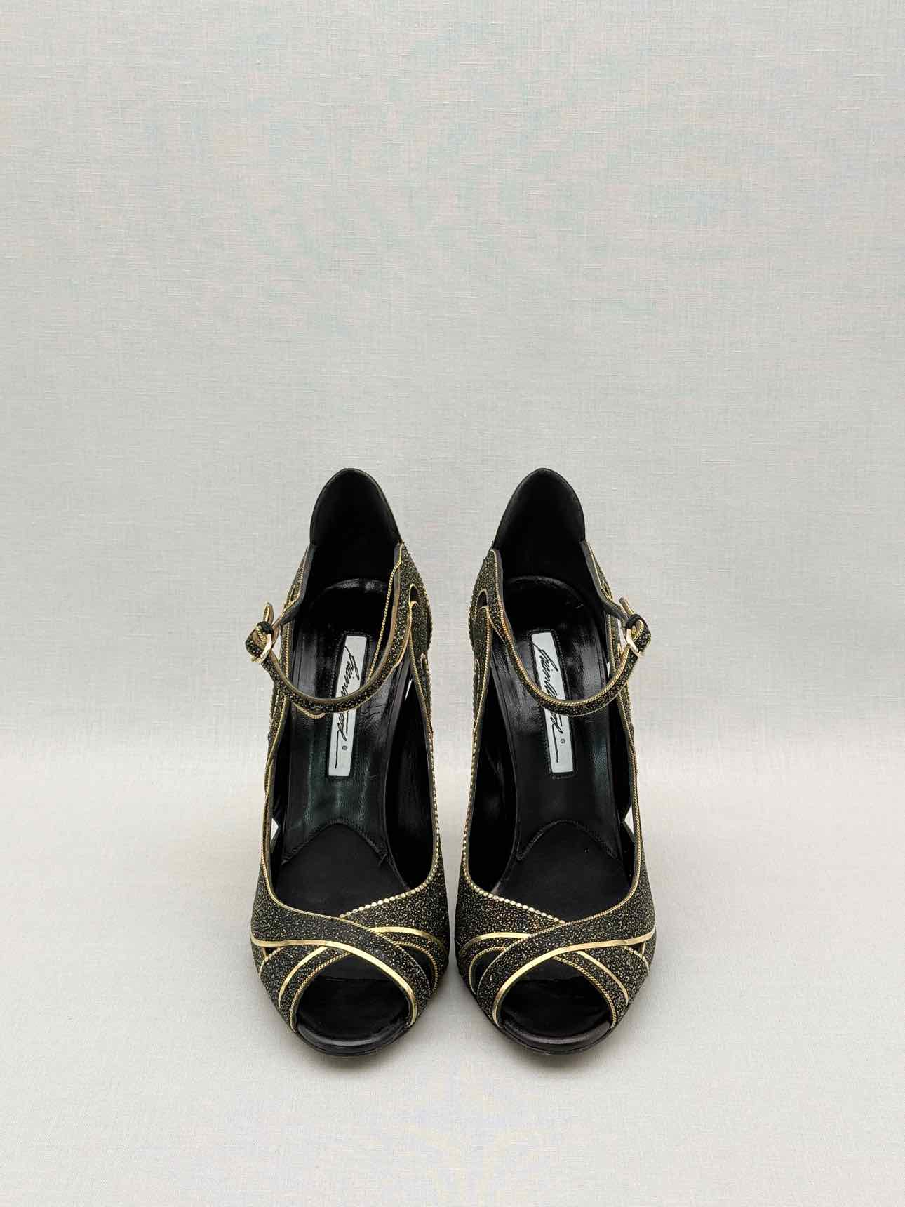 BRIAN ATWOOD Open Toe Black Size EU 40 Pumps