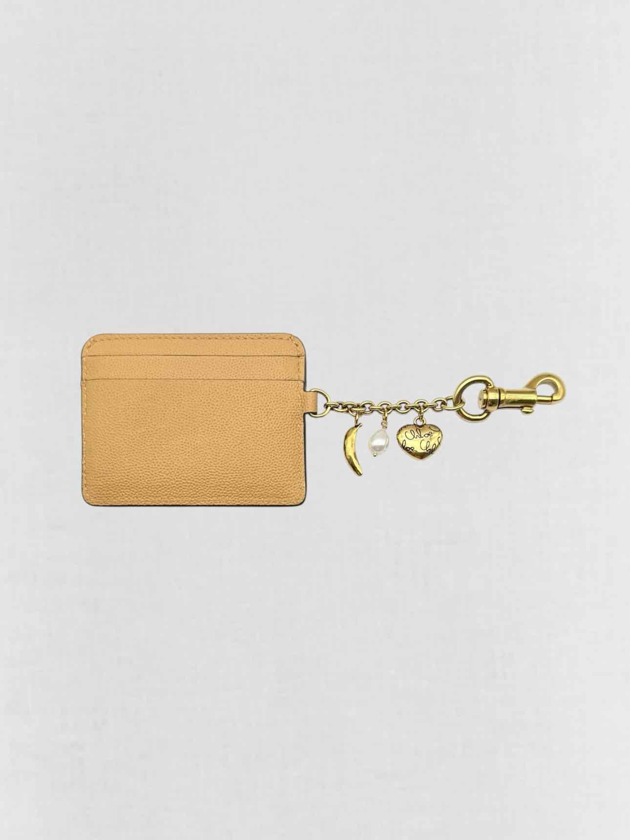 CHLOE Beige Card Holder