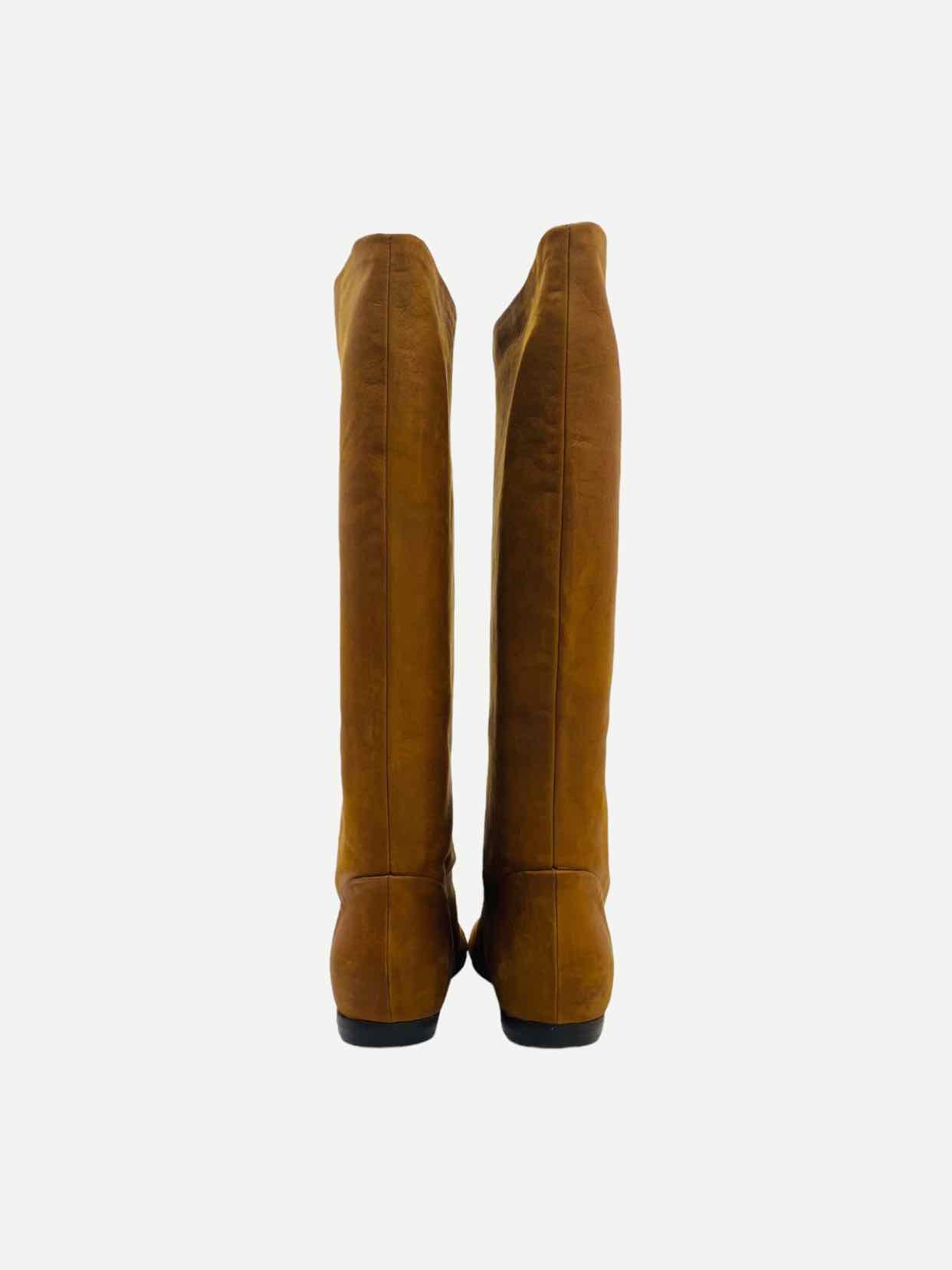 GIUSEPPE ZANOTTI Brown Size EU 36.5 Knee High Boots