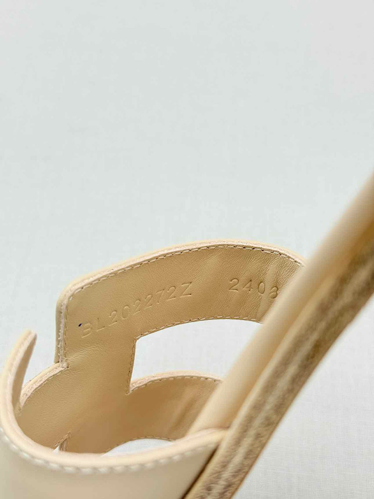 HERMES ORAN Beige Mastic Size EU 39 Sandals