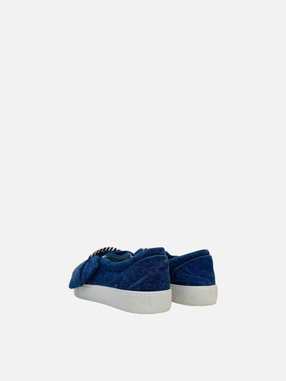CHIARA FERRAGNI Slip On Blue Size EU 36 Sneakers