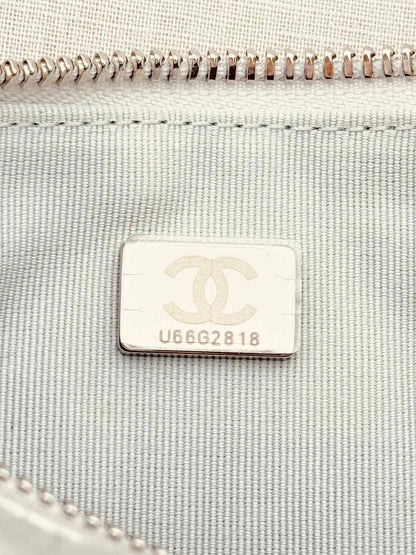 CHANEL Metallic Silver Hobo bag