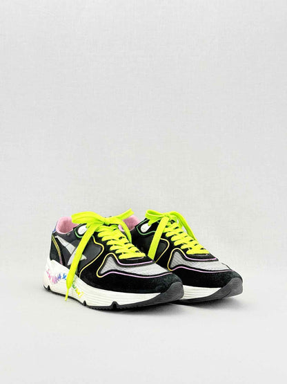 GOLDEN GOOSE Black Multicolor Size EU 37 Sneakers